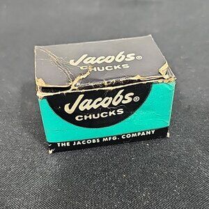 NOS Jacobs Drill Chuck 1B CAP. 0-1/4 THD. 3/8-24 Made In USA